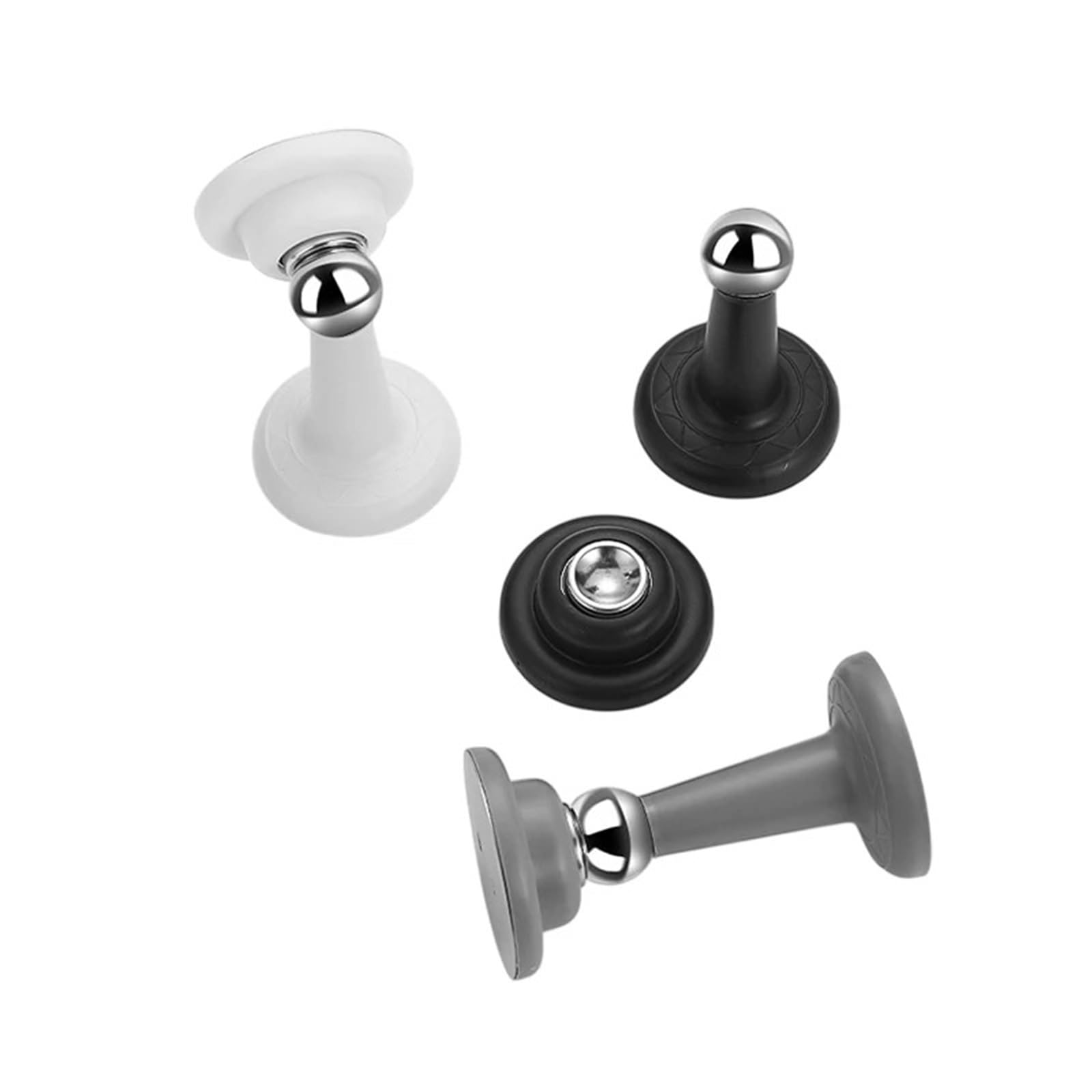 1pcs Magnetic Silent Door Stop Household Bedroom Free-Punch Suction Anti-Collision Door Stop Silicone Floor Suction