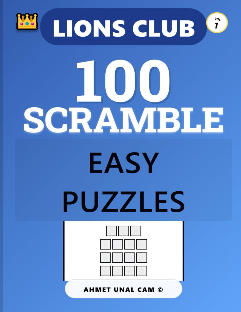 100 WORD SCRAMBLE - Vol 1: Word Scramble Puzzle Book