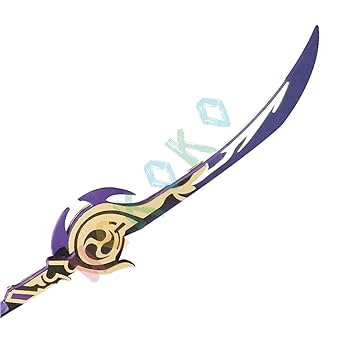 Amazon.co.jp: Uekoko 原神 コスプレ道具 武器 雷電将軍 長柄