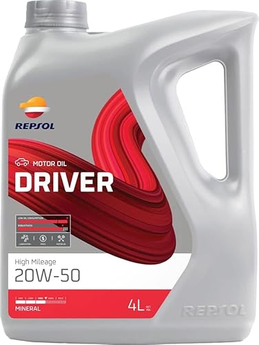 レプソル(REPSOL)/DRIVER High Mileage ドライバー・ハイマイレージ 容量:4L 品番:007464×5 入り数:5
