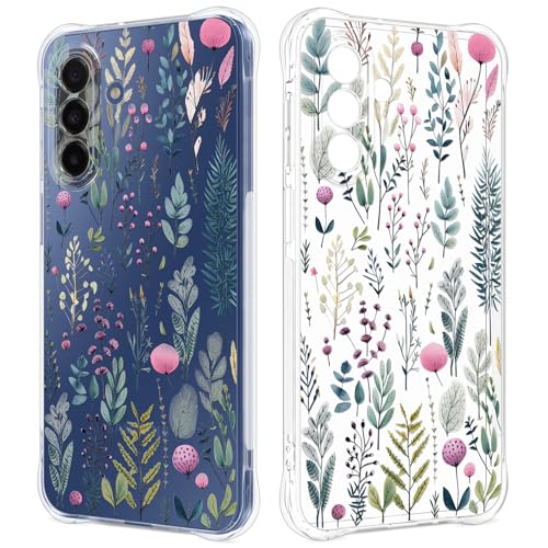 Coque Galaxy A17 5G motif floral cadeau idéal pour femme avec protection souple TPU