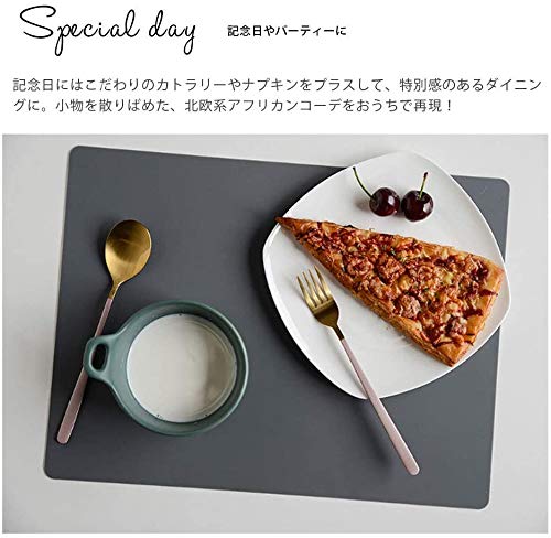 Amazon｜シリコーン ランチョンマット 4枚セット 食事マット すべり