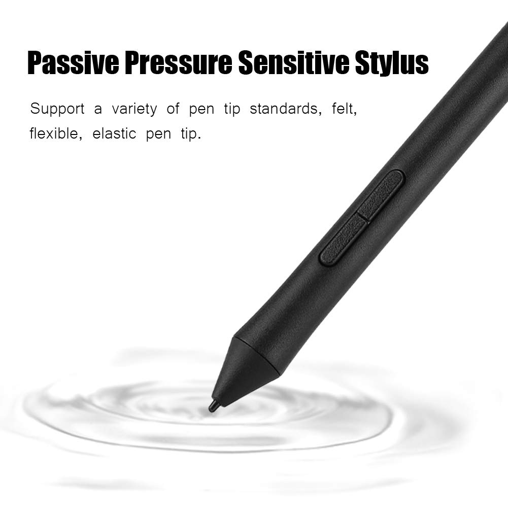 Bewinner Penna digitale sensibile alla pressione, penna touch ad alta sensibilità S-PE, penna grafica professionale, penna passiva sensibile alla pressione per CTL672 / CTL472 / CTL490 / CTL690 /