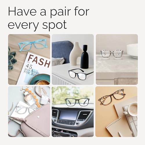 Image of CCVOO Reading Glasses for Women /Men, Eyeglasses, Blue Light Readers for Women /Men, Computer Eye Glasses, Cheaters