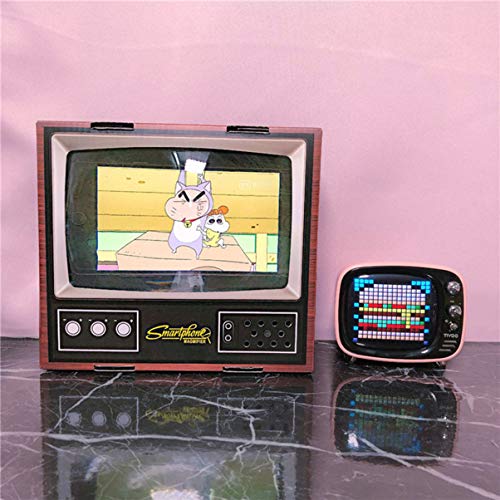 ULTECHNOVO Tela de Aumento Amplificador de Tela de Telefone Celular Lupa Em Forma de Tv Retro Lupa 3