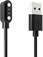 Vista 8 de Paquete de 2 cargadores de reloj inteligente con cable de carga de datos USB universal de 2 pines, cargador magnético compatible