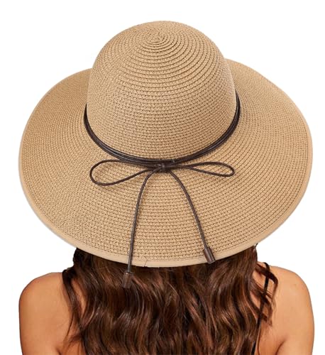Sombrero de paja Surblue para mujer con correa miniatura 1