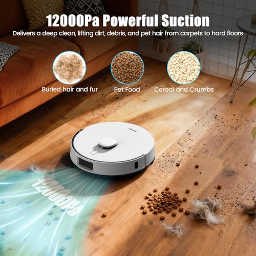Robot Vacuum with Self-Emptying Station