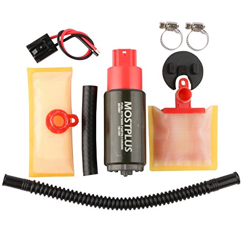 MOSTPLUS In-tank Offset Inlet 38MM Electric Fuel Pump with Installation Kit