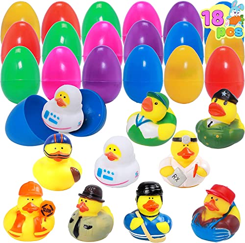 Acuiwer Huevos de Pascua rellenos de 12 unidades de huevos de Pascua de plástico para rellenar para la caza de Pascua Lindas muñecas, juguetes de Pascua, huevos sorpresa regalos para niños Cover