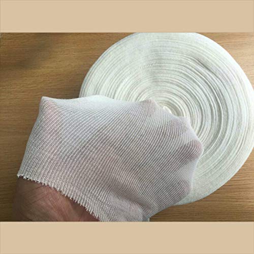 Tubo di supporto per fascia elastica 10 m x 12 cm garza sterile tubolare, fasciatura coesiva traspirante per bambini e giovani adulti, fascia per braccio, ginocchio, gamba, fasciatura