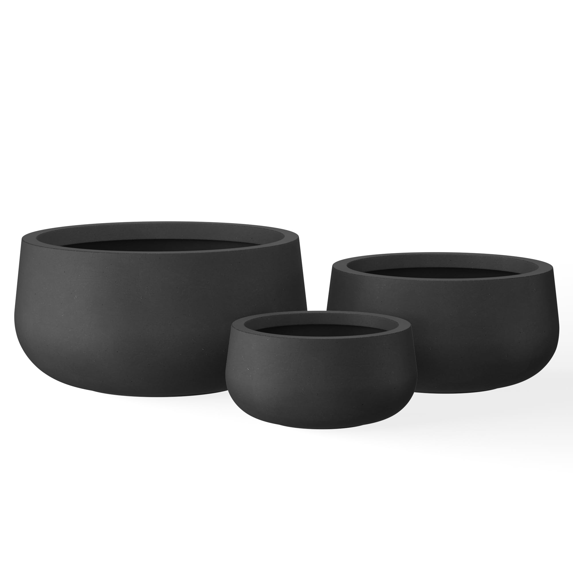 Kante Round Concrete Planter Set of 3