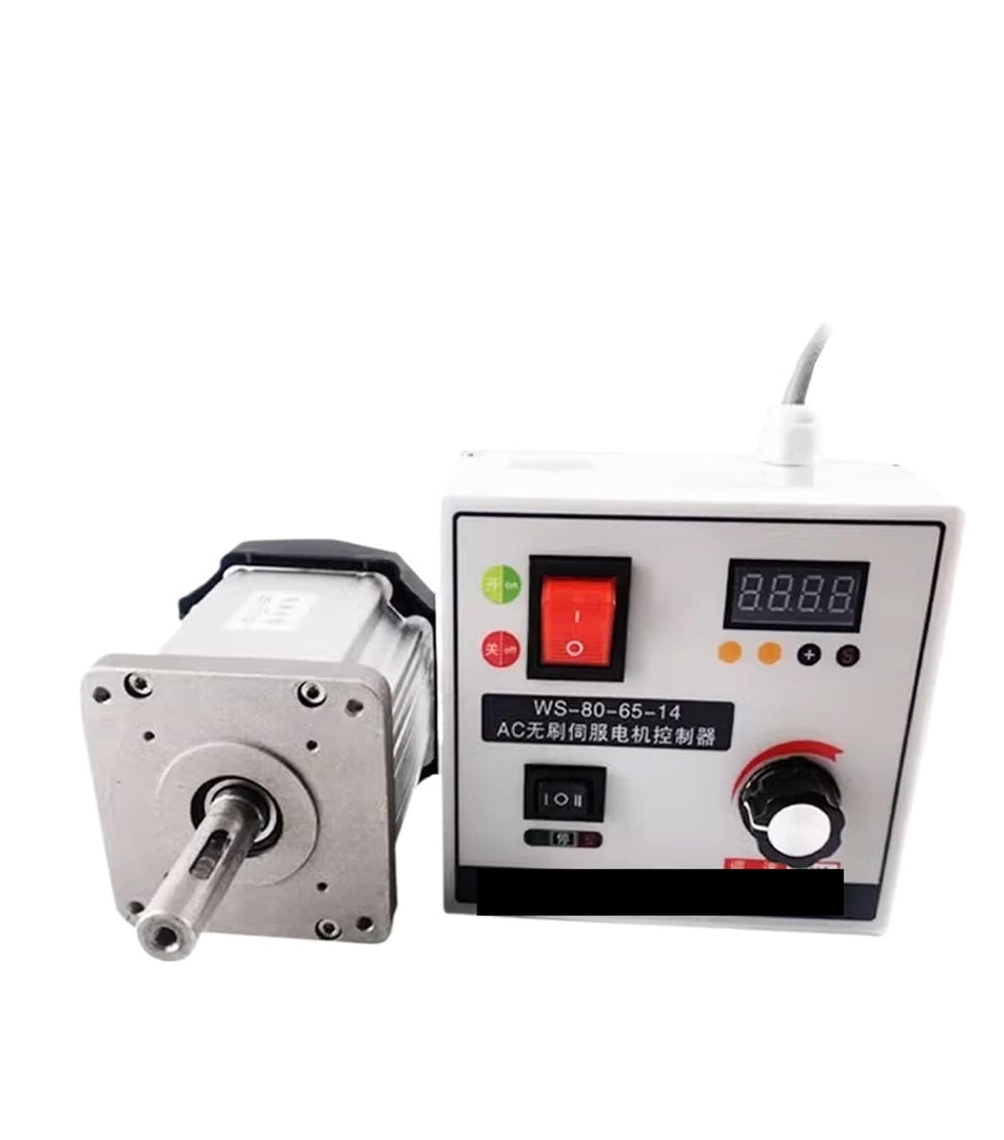 Kit de servomotor CC sin escobillas con salida de 600W/800W, controlador de velocidad ajustable de torsión de 3,0nm/4,5nm for torno de carpintería(800W)