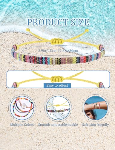 Lolias LO2K-SL15 24 Pieces Waterproof String Bracelets thumb #1