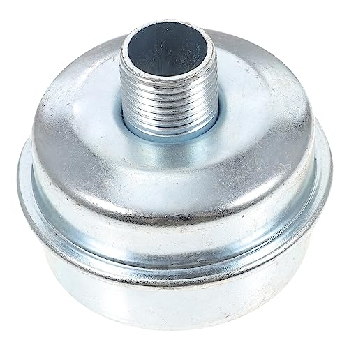 HEMOTON Small Engine Muffler for Lawnmower Generator 1/2 Inch Threaded Muffler Lawn Equipment Replacement