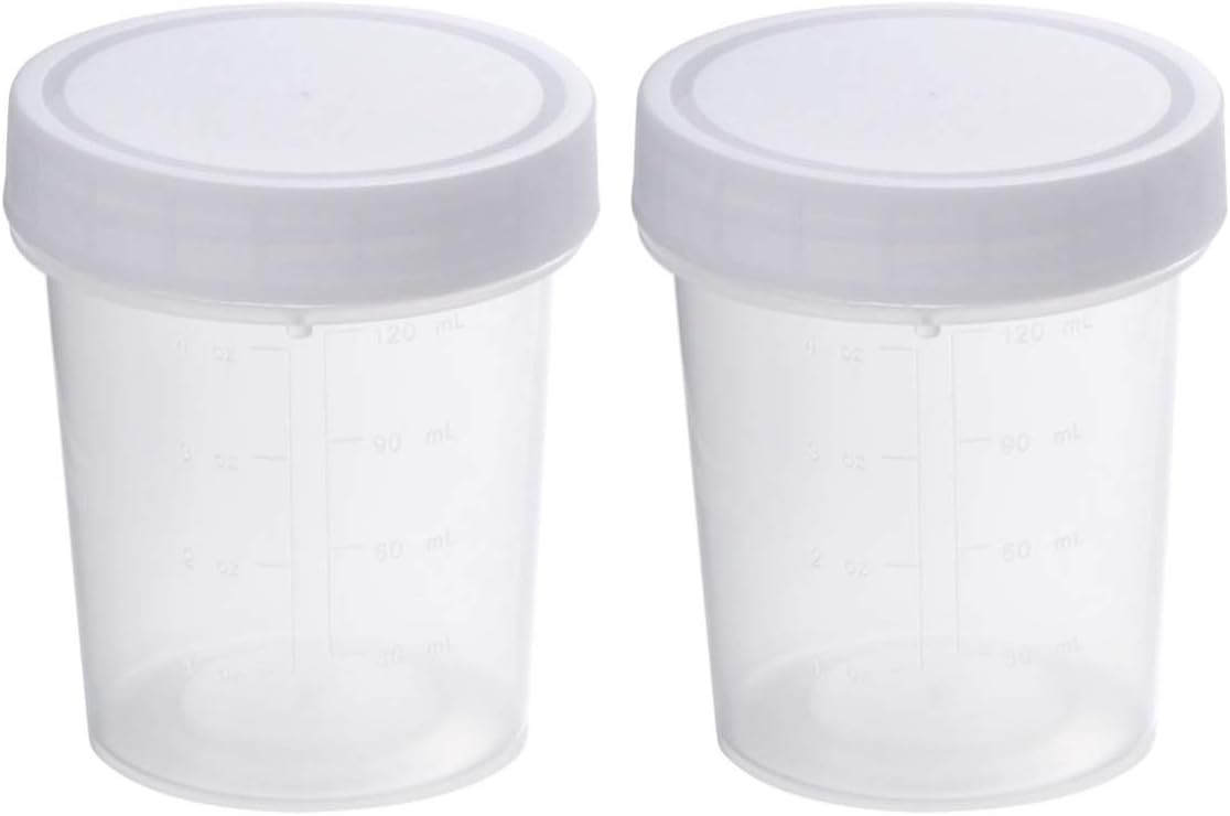 ULTECHNOVO Urine specimen collection cups with lids 120ML Amazon.co