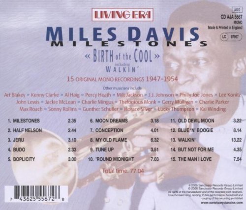 Milestones (Birth of the Cool)