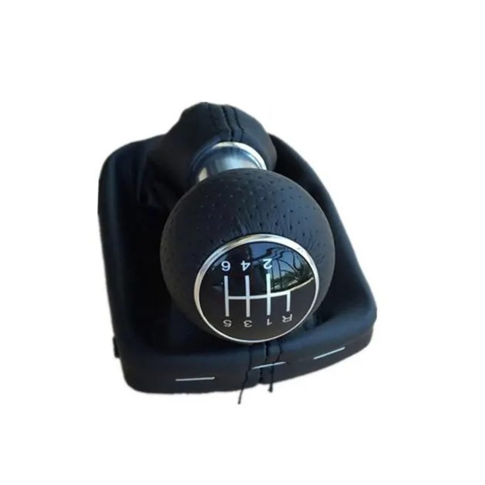 Glblpexelr 23Mm 6Speed Leather Gear Knob For A3 8L 1. Liter 1996 1997 1998 1999 2000 2001 2002 2003 Parts 23Mm 12Mm Manul Gear 5/6 Speed Car Shift Knob(23Mm 6Speed)