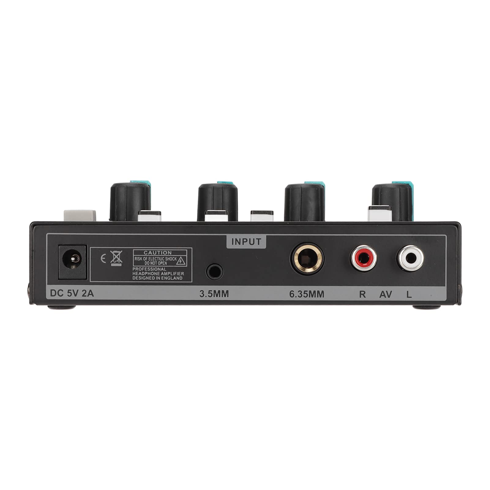 Amplificateur de Casque Compact à 4 Canaux pour Scène de Studio avec Adaptateur 12 V (Prise UE)