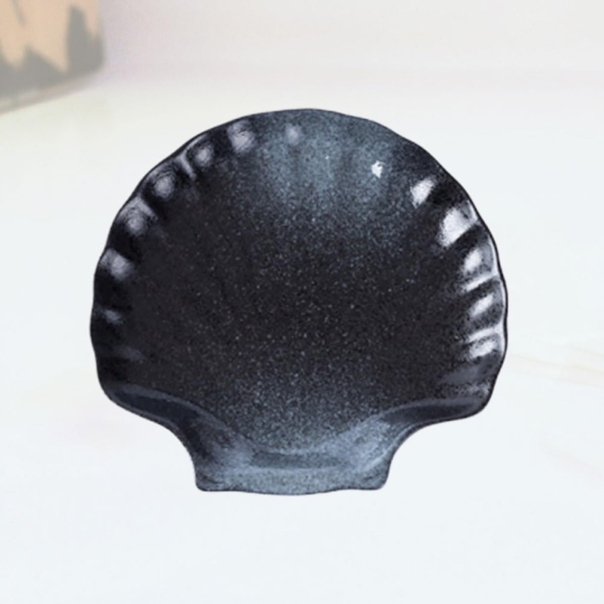 Plato de Cerámica Forma de Concha Hogar, Vajilla Creativa y Bonita, Adecuado para Restaurante y Decoración Moderna