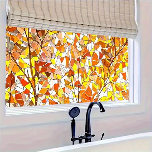 Película decorativa para ventana con efecto vitral 39.3×17.7 pulgadas miniatura 5