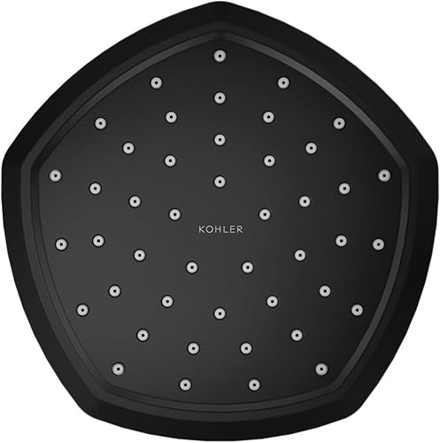 Miniatura 52 de KOHLER 27051-SN - Cabezal de lluvia de una sola función de 8 pulgadas, cabezal de ducha de un solo rociador, cabezal de ducha tipo lluvia, 2.5 GPM