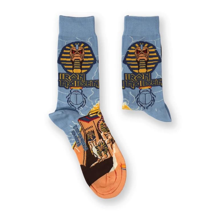 Sock Affairs Iron Maiden Offiziell lizenziertes Produkt Geschenkidee für Metal-Fans Baumwollsocken 2 Größen 3640 und 4146