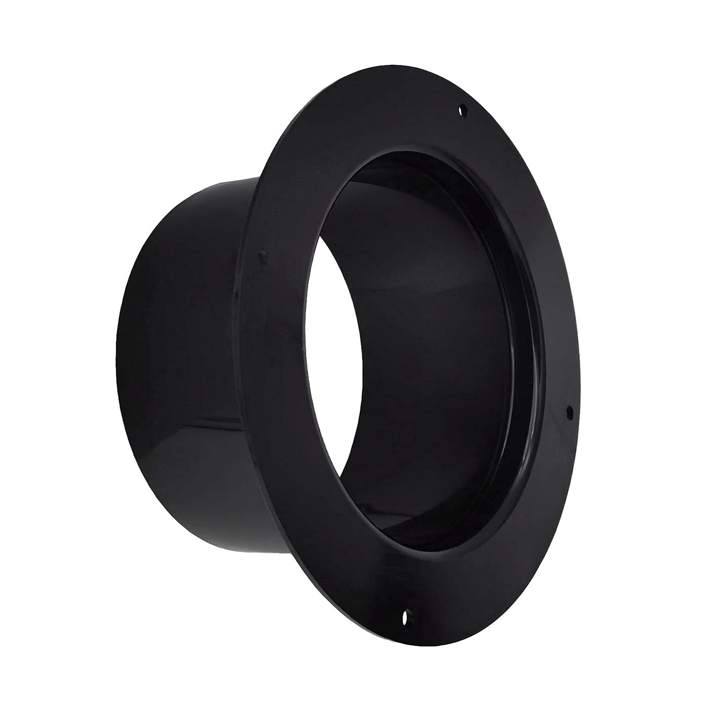 Conector de tubo redondo de PVC, 110 mm, color negro, para tubo de ventilación, color negro, 110 mm