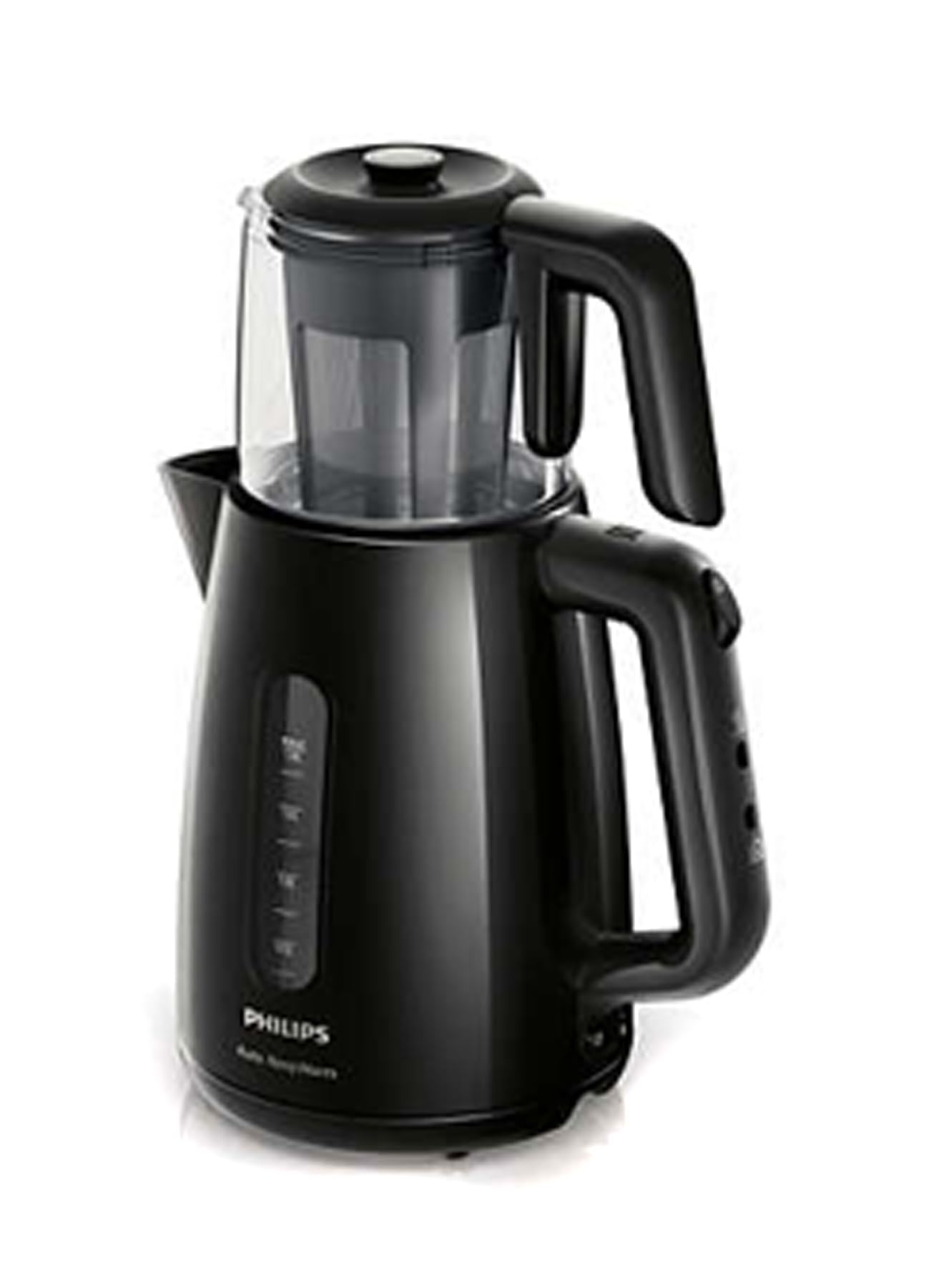 Philips HD7301/00 Tea Maker, 1.9 L Capacity, 360º Rotating Base, Cable Winder, Black