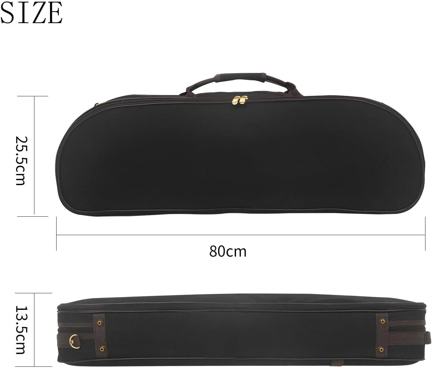 Violin instrument case 4/4 Violin Case Lightweight Oxford Violin Case Bag Built-in Hygrometer Violin Case With Shoulder Strap