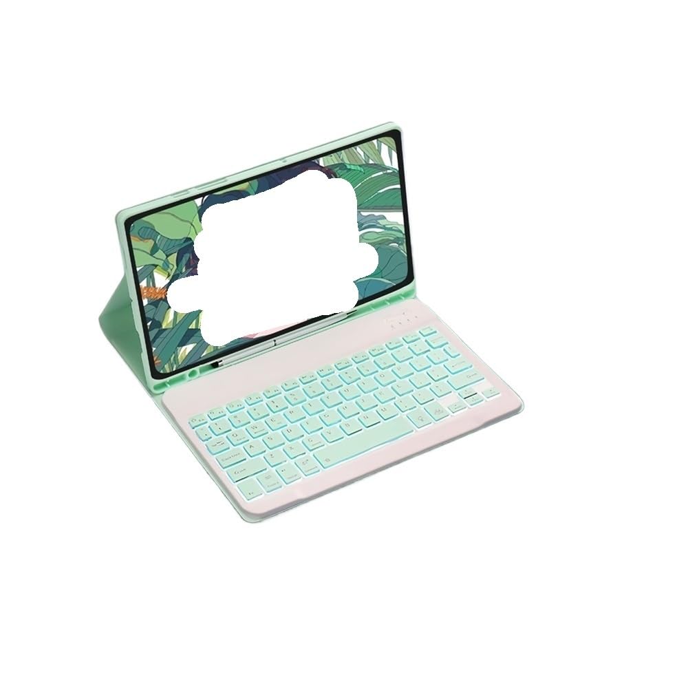 Clavier rétroéclairé Samsung Tab S8+ vert pour le télétravail - 6
