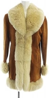 エンゼル レザー ANGEL LEATHER ムートンコート 長袖 総裏地 ミドル 9 M 茶 ブラウン GY18 MQ レディース