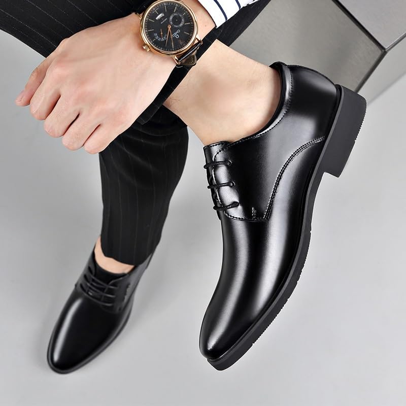 Mens Oxfords Classic Formal Lace Up Dress Shoes Business Wingtip Retro Casual Tuxedo Shoes for Men3