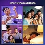 Consciot Smart Light Bulbs, LED Light Bulb That Works with Alexa & Google Home, Music Sync, RGBTW Color Changing Light Bulb, A19 E26 2.4Ghz WiFi Light Bulbs 60 watt Equivalent, 800lm Dimmable, 1 Pack - Image 4