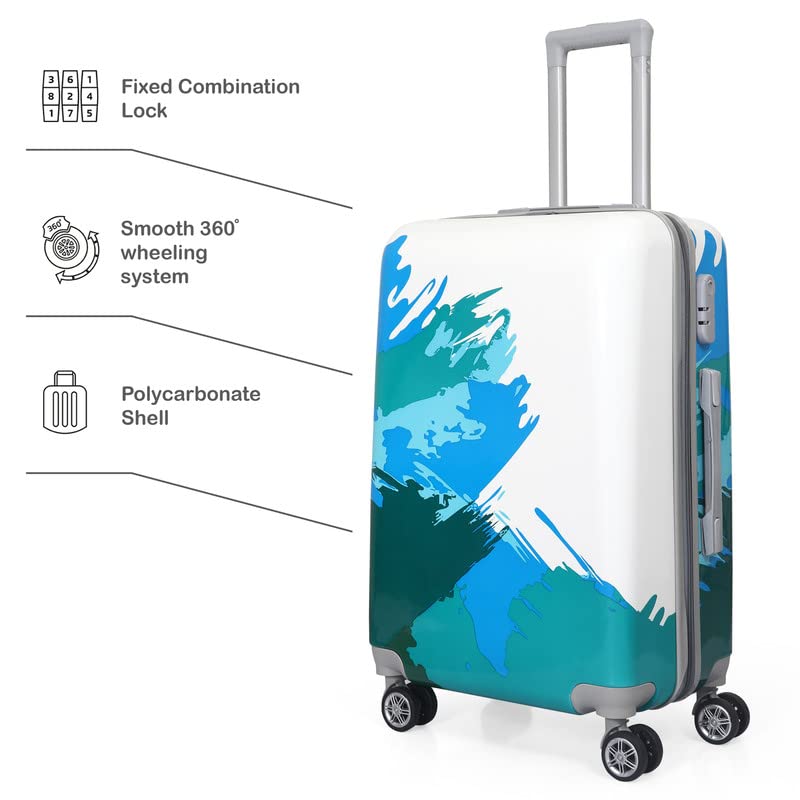 Image of Polo Class 2Pc Set Trolley Bag (24 /28 inch)-Blue