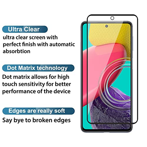 Image of POPIO Military-Grade Gorilla Tempered Glass For Samsung Galaxy M52 5G / M53 / M54 / F54 | 9H Hardness, Edge-to-Edge, Bubble-Free