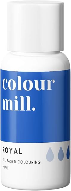 Colour Mill Next Generation Oil Based Food Colouring for Baking Icing Cake Decorating Fondant Cooking Slime Making DIY Crafts 20ml Royal