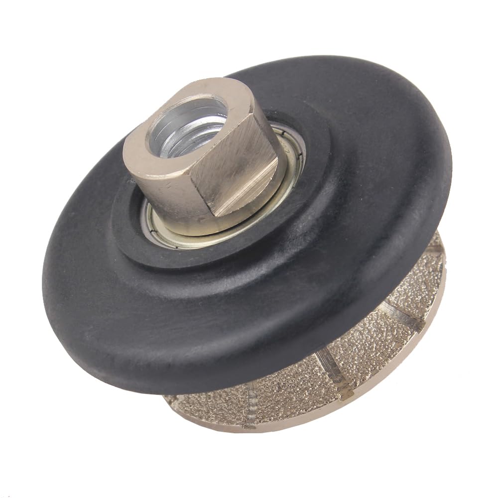 V20 (3/4 pulgadas) 20 mm Full Bullnose Diamond Hand Profiler/Router Bits con rosca 5/8-11 para encimera de granito (V20 (3/4 pulgadas))