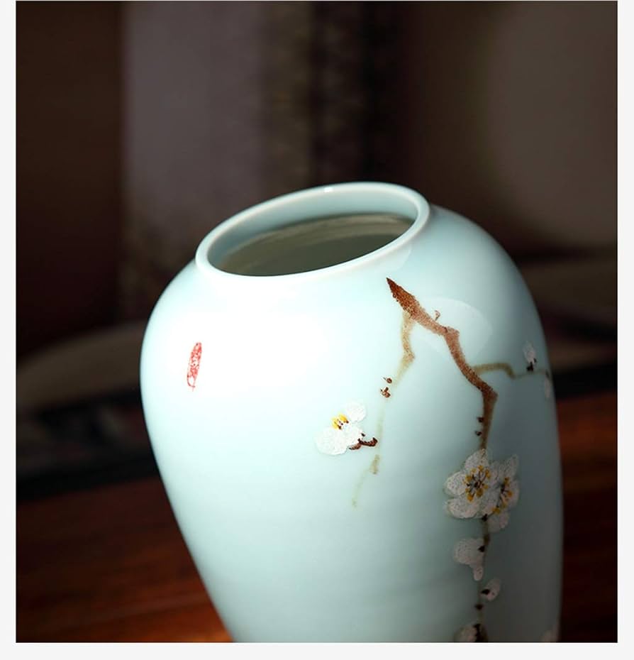 Amazon.co.jp: 素朴なスタイルの装飾が施された花瓶 梅柄花瓶 Amazon.co.jp: 素朴なスタイルの装飾が施された花瓶 梅柄花瓶
