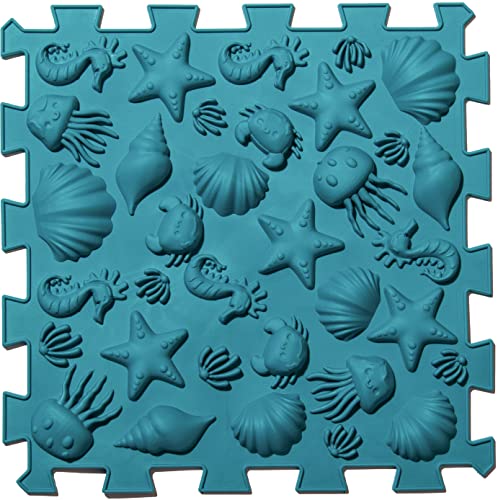 Orthopädische Sensorische Boden spielmatten für Kinder Puzzle Mix 16-TLG Prävention von Plattfüßen