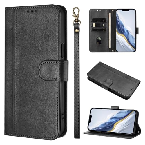 Étui Samsung Galaxy S20 FE noir : housse portefeuille en cuir à rabat