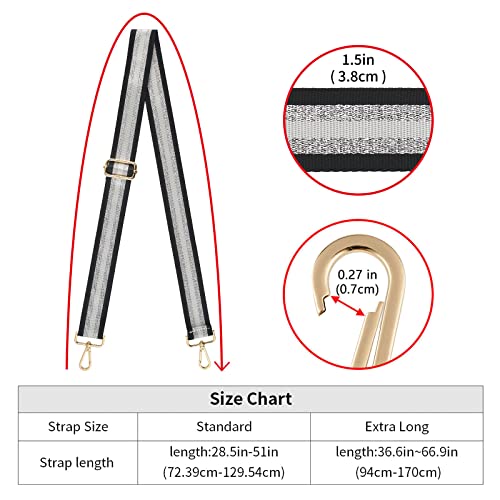 Image of ZOOEASS Wide Shoulder Strap Adjustable Replacement Belt Crossbody Canvas Bag Handbag
