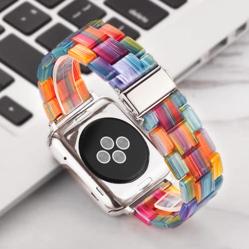 Image of Light House Apple Watch Bands-Fashion Lightweight Resin iWatch Bands for Women Men 38mm /40mm /41mm /42mm(Series 11 10), 49mm /46mm /45mm /44mm /42mm(S 3 2 1), Compatible with Apple Watch Series 11 SE 10 9 8 7 6 5 4 3 Ultra