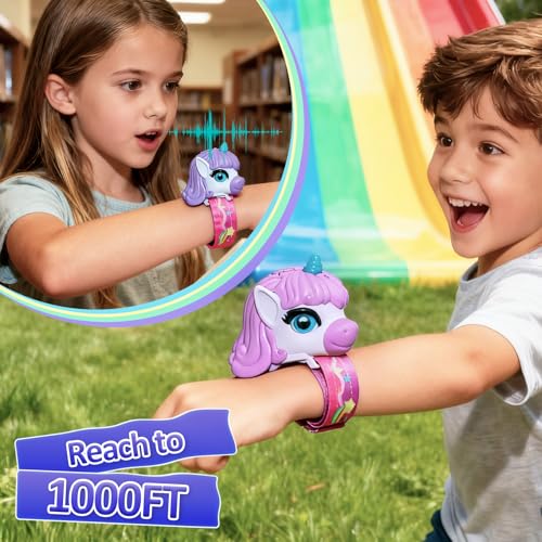 Image of Walkie Talkies for Kids, 2 Pack - Wrist Watch Kids Walkie Talkies, Magical Pony Toddler Walkie-Talkie Toys, 2-Way Radios with Clear Sound, Ideal Gift for Girls & Boys Ages 3-12