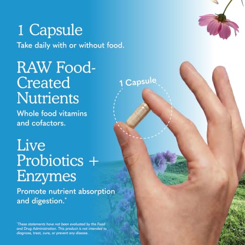 Image of Garden of Life Vitamin Code Raw One for Men, Once Daily Multivitamin, 75 Capsules, One a Day Mens Vitamins plus Fruit, Veggies & Probiotics for Mens Health, Vegetarian Multivitamins