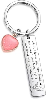 ZNOSVEI Gaga Thank You Jewelry Granny Keychain Mimi Jewelry Grandma In Law Gift Gigi Keychain Grandma Jewelry Gaga Keychain Mothers Day Keychain Grandma Keychain Nana Keychain Gaga Thank You Keychain