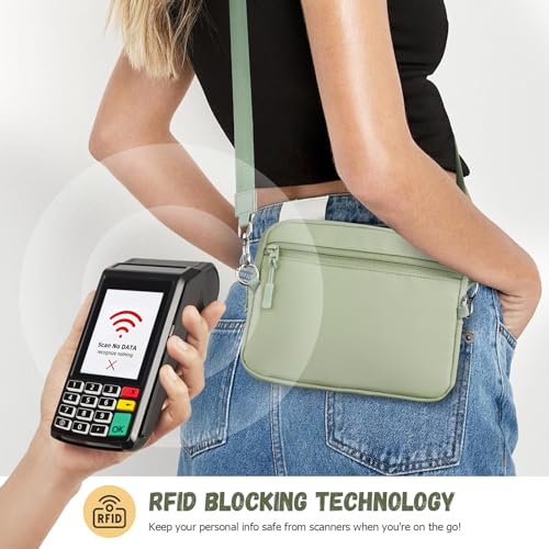 Housse liseuse 6-7 pouces RFID Dadanism anti-choc vert sauge - 5