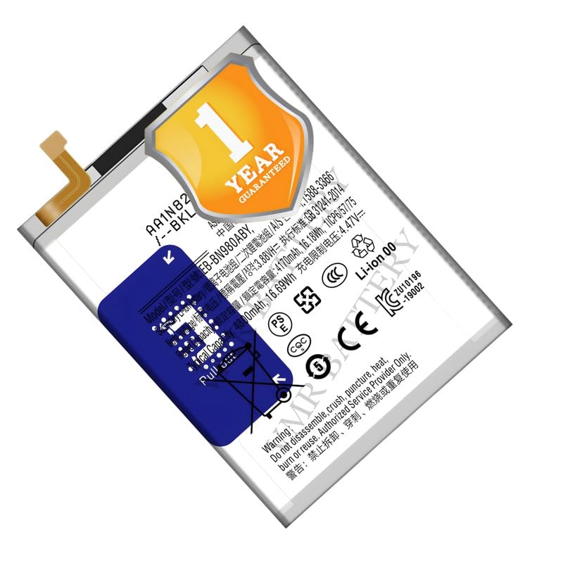 Image of Original EB-BN980ABY Battery Compatible for Samsung Galaxy Note 20 4G (SM-N980F) | Note 20 5G (SM-N981B, SM-N981B /DS, SM-N981U, SM-N981U1, SM-N981W, SM-N9810, SM-N981N) - 4300mAh - 1 Year Warranty K7