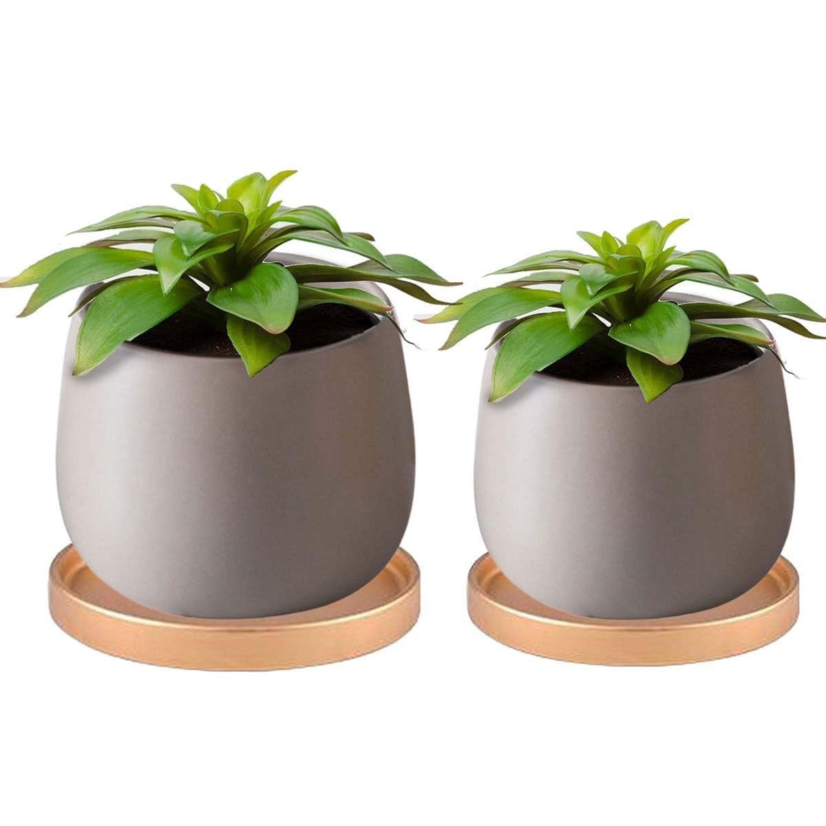 Amazon.co.jp: iikuru 植木鉢 おしゃれ プランター 陶器 セット 観葉