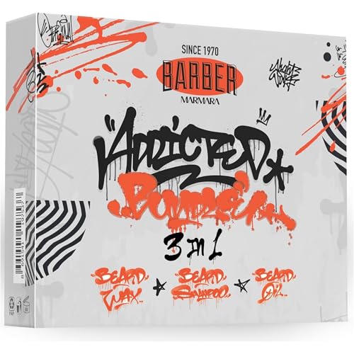 Barber Marmara Tocacco & Vanilla Bartwachs 50ml - Schnurrbart Wachs - Bart Wachs Bartwichse Schnurrbart -Bart Styling Wachs Bart Wax starker halt - Bartfestiger | Beard Wax